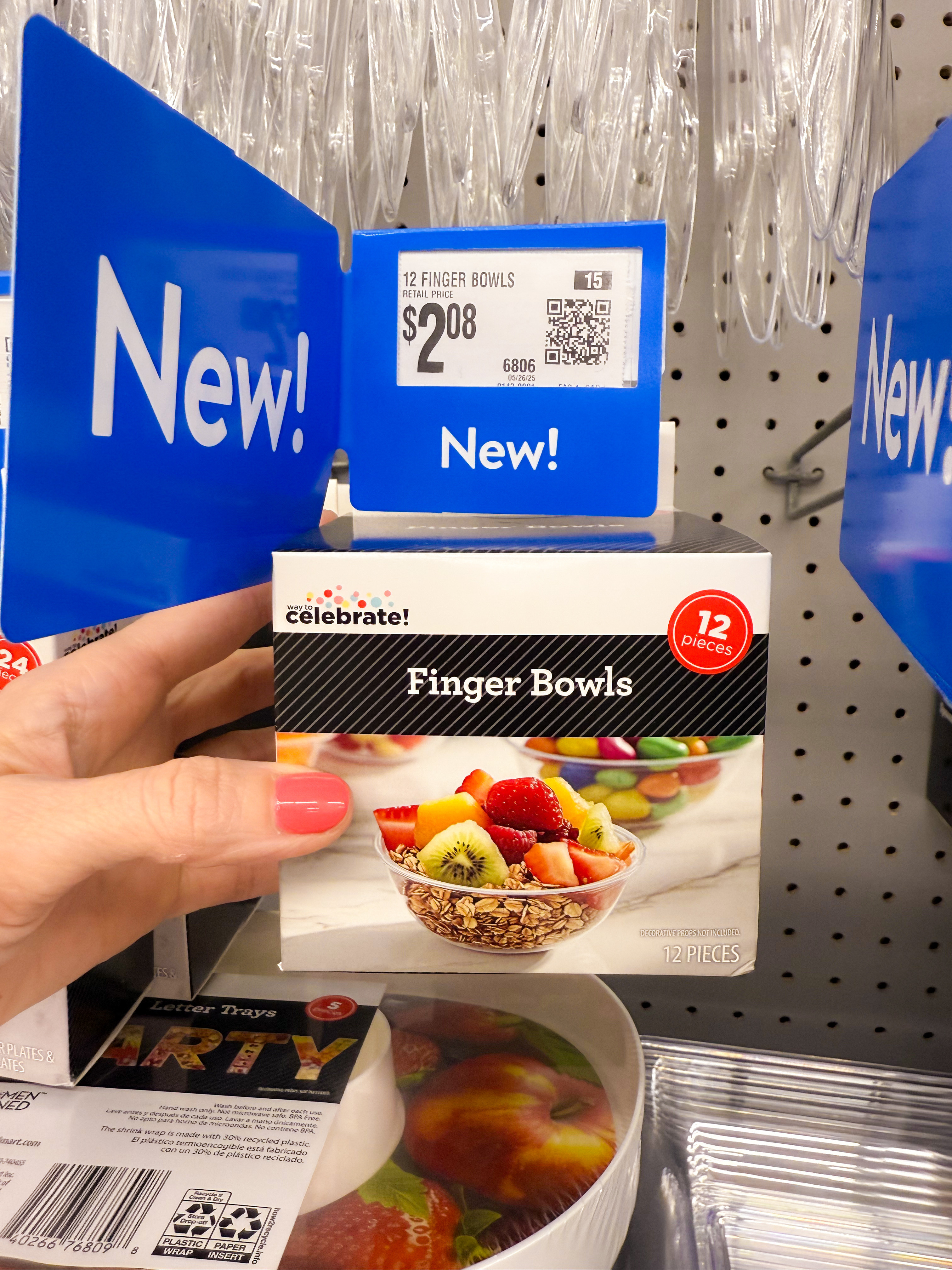 Plastic finger bowls at Walmart!

#LTKHome #LTKStyleTip