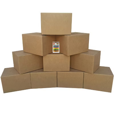 UBMOVE Pack of 10 Medium Moving Boxes 18" x 14" x 12" with Moving Labels | Target