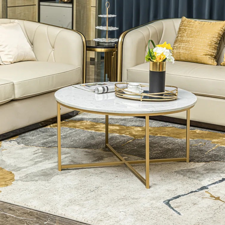 Pittenger Cross Legs Coffee Table | Wayfair Professional