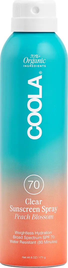 COOLA® Suncare Classic Sunscreen Spray Peach Blossom SPF 70 | Nordstrom | Nordstrom