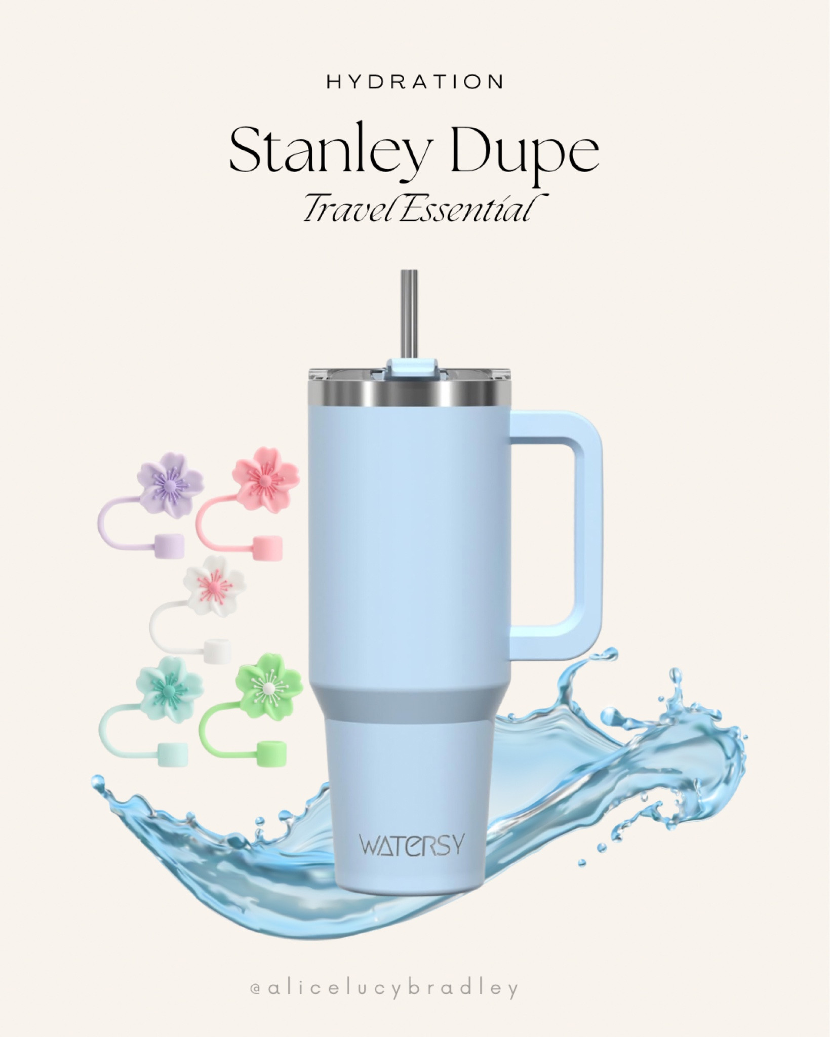 Stanley Dupe 💦 blue Stanley, blue cup, travel cup, hydration, Stanley toppers, Stanley accessories, bottle accessories 

#LTKfitness #LTKtravel #LTKhome