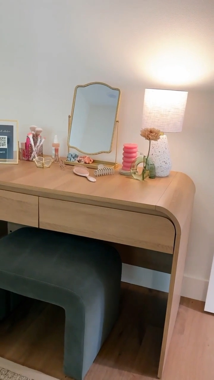 Better Homes & Garden rounded arc desk under $100!  Walmart home finds - home office must haves  - home office furniture 

#LTKHome #LTKWatchNow