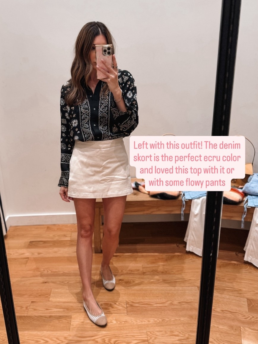 6 in top, size 4 in skort (runs small!)