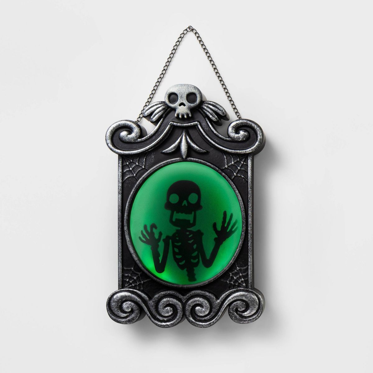 Animated Faded Skeleton in Frame Halloween Decorative Prop - Hyde & EEK! Boutique™ | Target