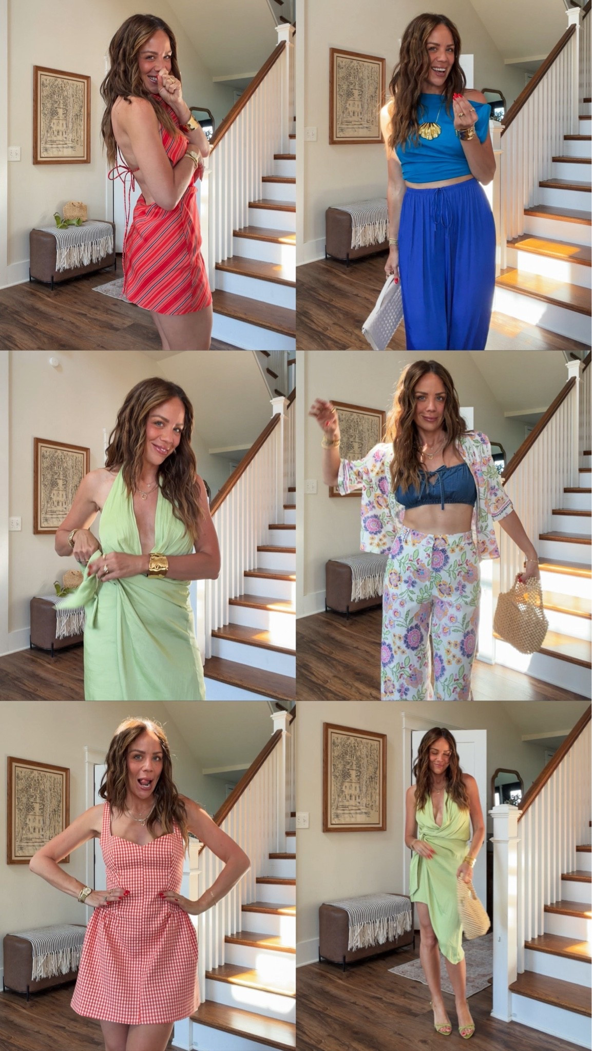 Zara summer haul! 
xs green dress
s red dress
s blue top, xs blue pant
s gingham dress but xs would be better
xs floral set

#LTKgrwm #LTKootd #LTKmomlife