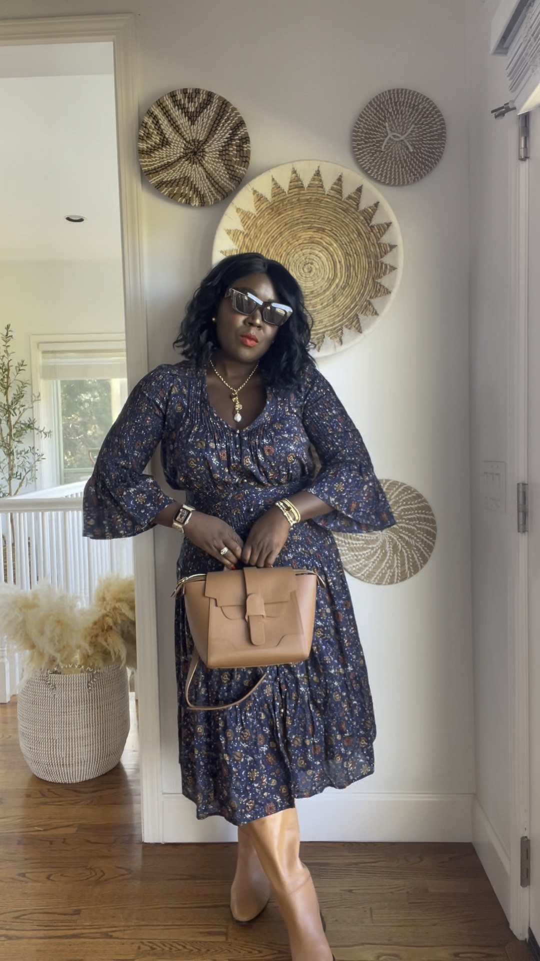 This dress just hits in all the right places! Perfect for Spring! Styled it with knee high boots, Senreve bag, gold jewelry and cateye sunnies!!

#LTKStyleTip #LTKPetite #LTKMidsize