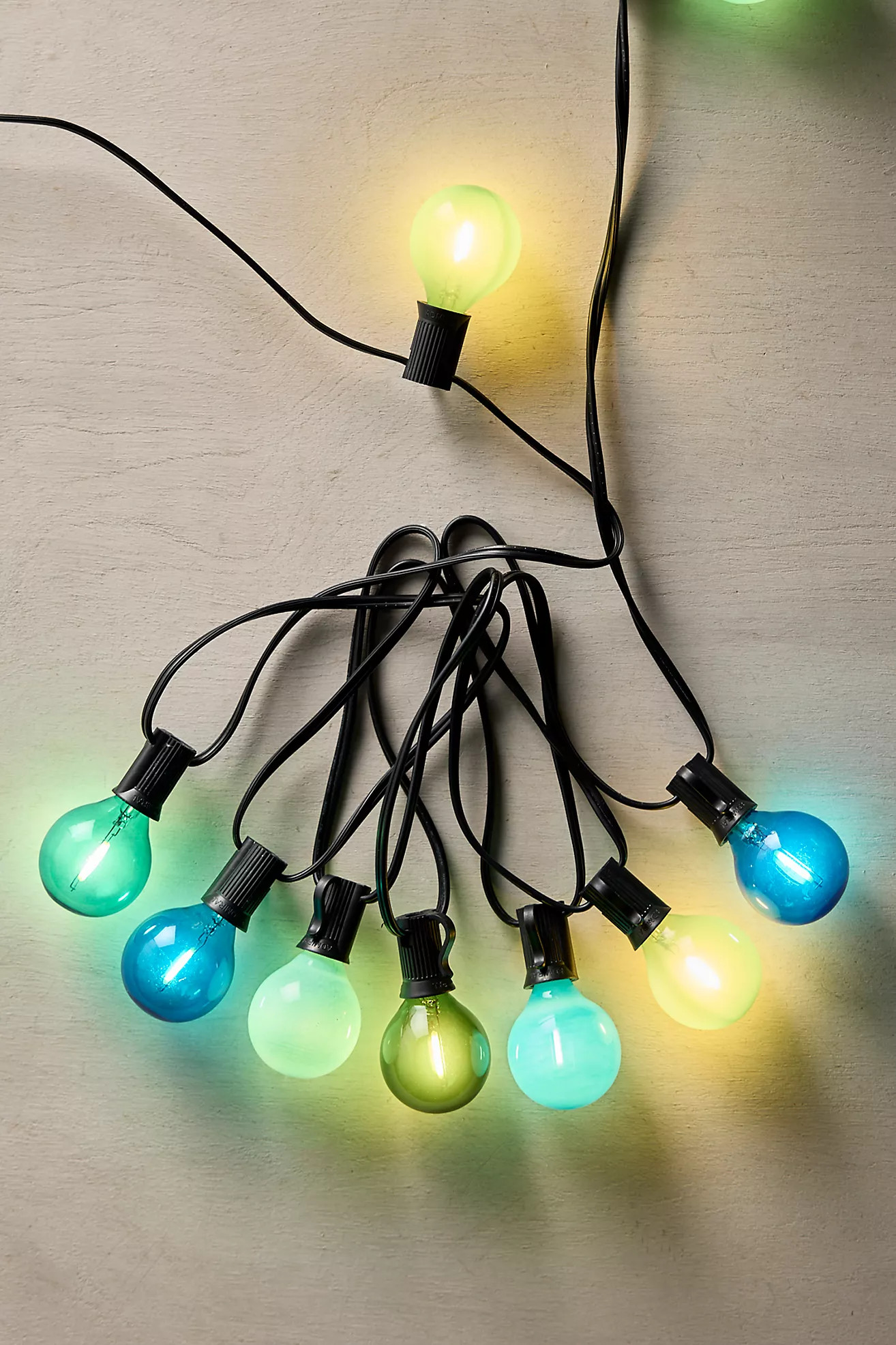 Stargazer Garden Lights, Set of 21 Bulbs, Midnight Blues | Anthropologie (US)