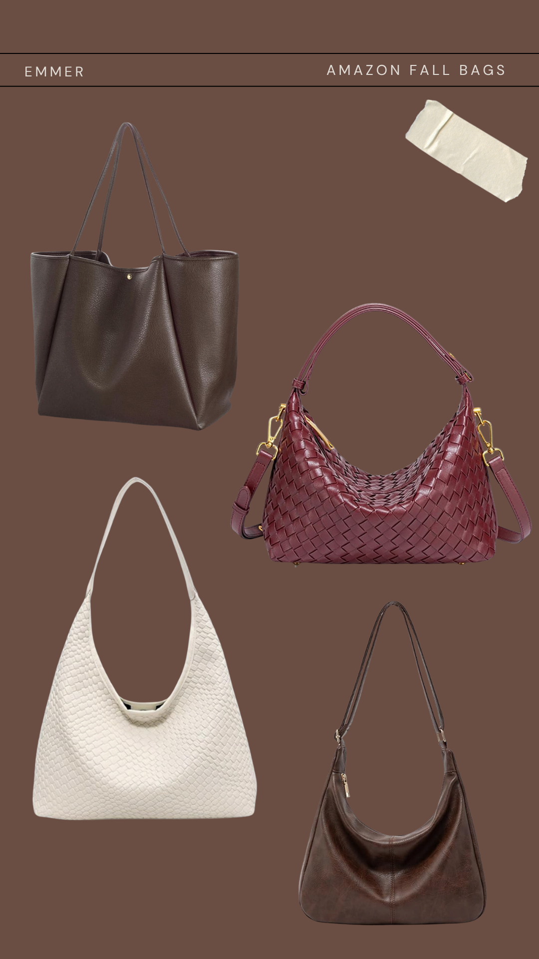 Fall bags on amazon 

 #LTKSeasonal #LTKSaleAlert