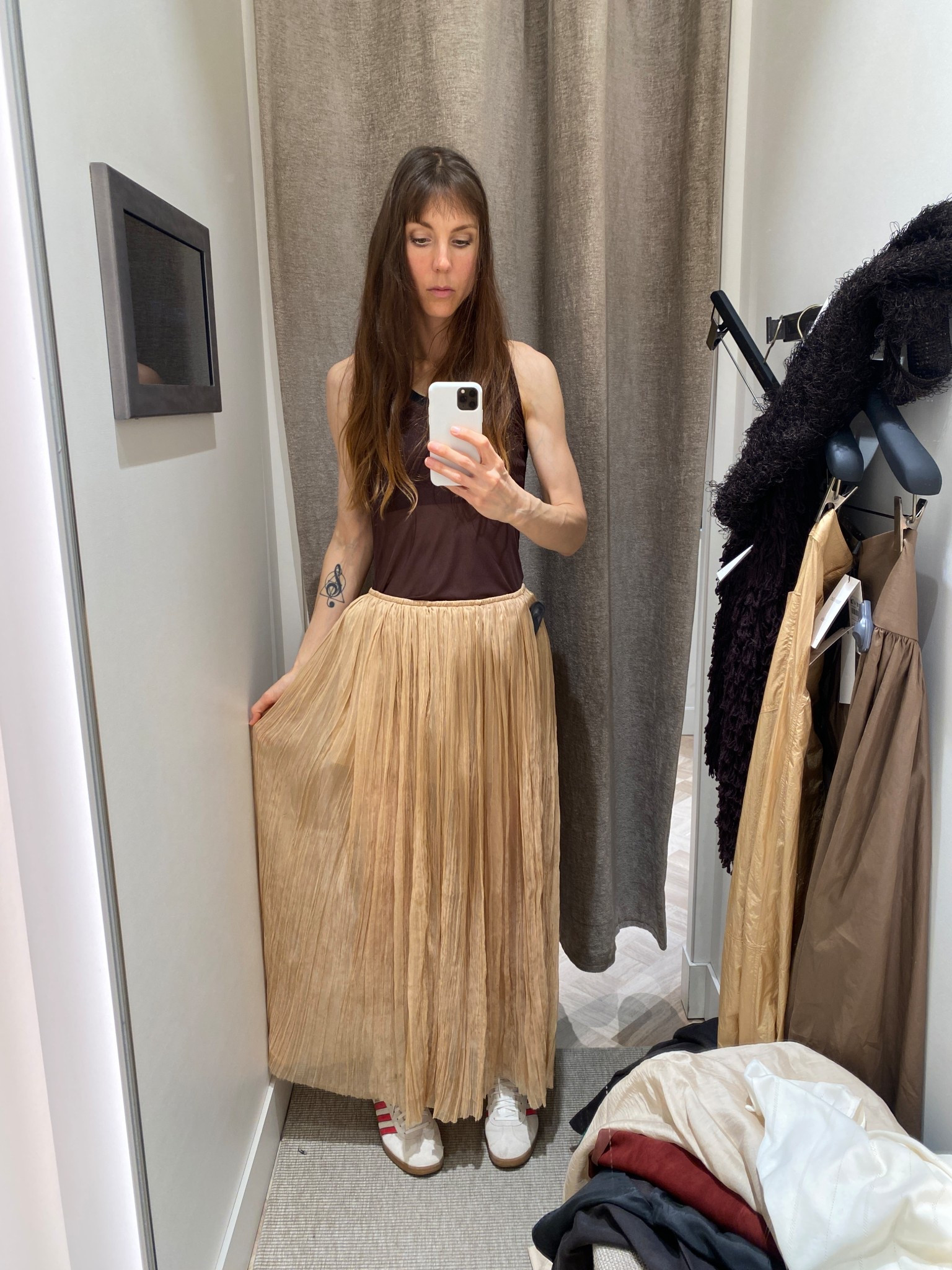 Massimo Dutti studio silk midi skirt and tank 😍

#LTKStyleTip