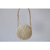 Woven Straw Coin Purse, Round Pouch, Summer Gift | Etsy (US)