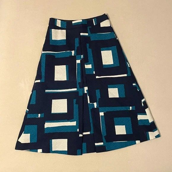 Banana Republic Geometric A-Line Skirt, size 0 | Poshmark