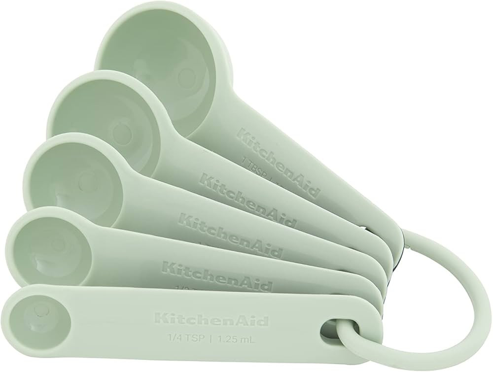 KitchenAid Universal Measuring Spoon Set, 5-Piece, Pstachio | Amazon (US)