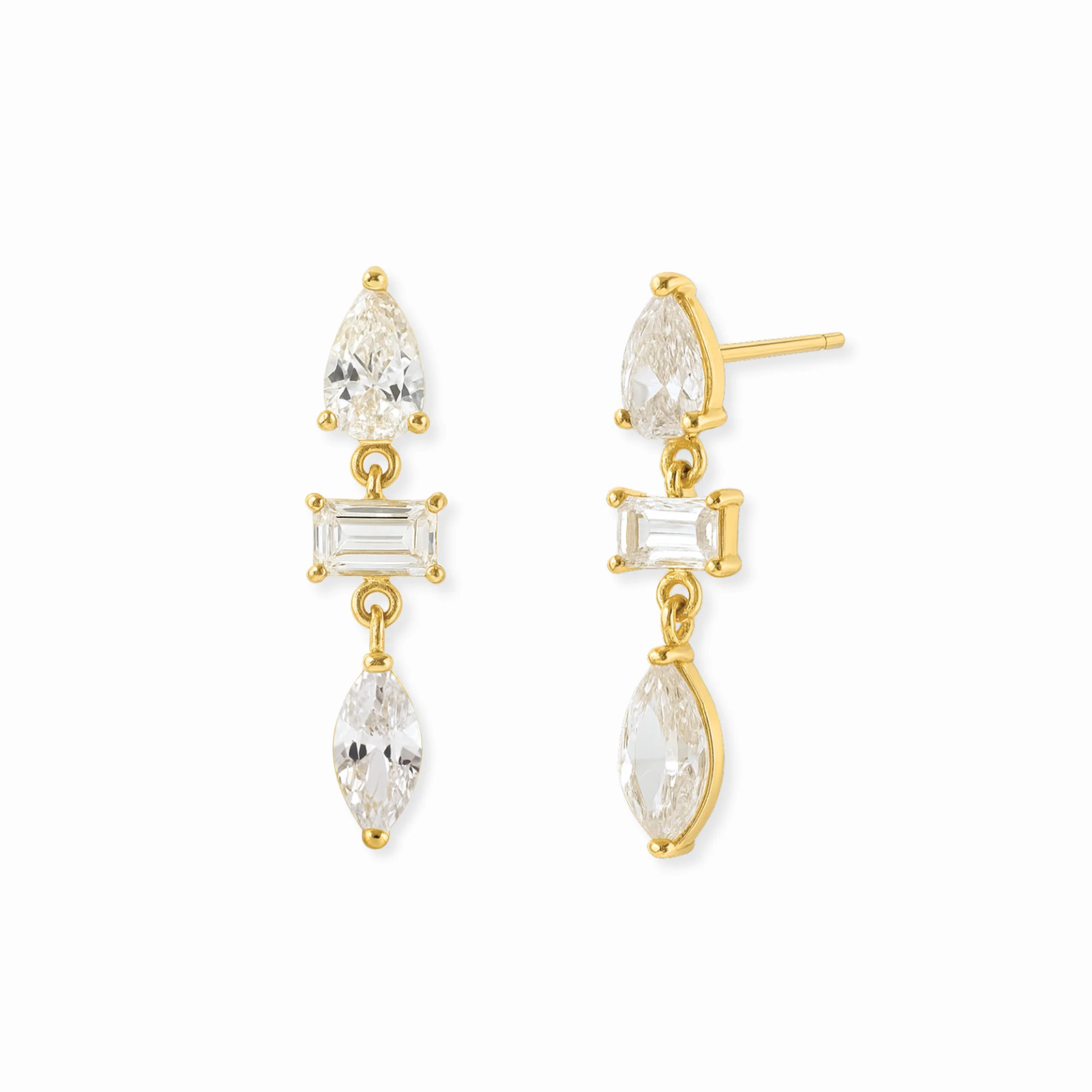 Multi-Shape Dangle Earrings | Embark Fine Jewelry