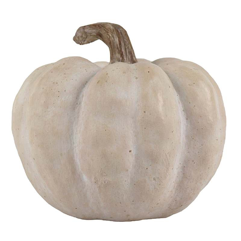 Cream Resin Pumpkin, 4.5" | At Home