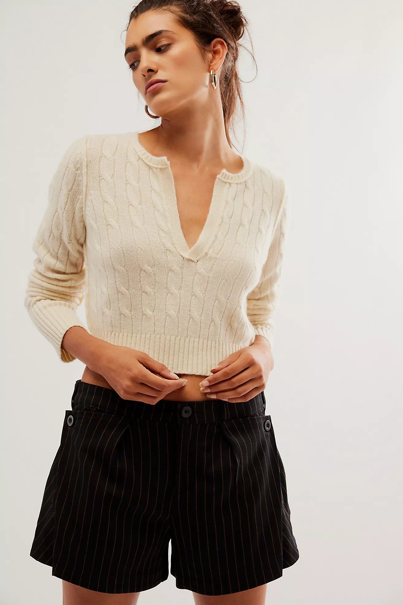 Sennen Cashmere Cable Sweater | Free People (UK)