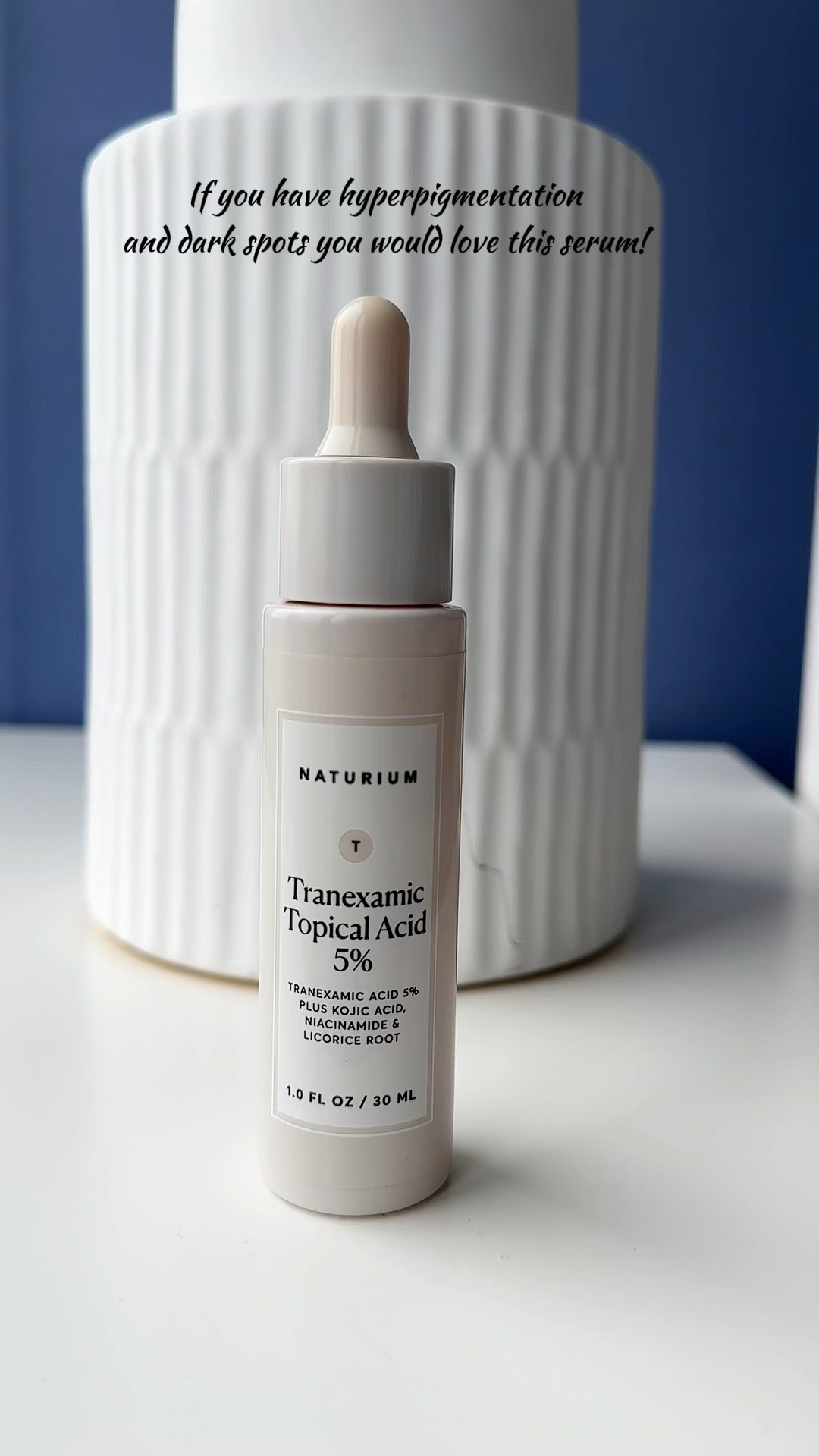 Naturium tranexamic topical acid 5% 

Best serum for dark spots and hyperpigmentation 

#LTKbeauty #LTKU #LTKVideo