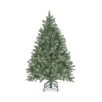 Feel Real® Downswept Douglas Blue Fir Hinged Tree with Clear Lights | Bloomingdale's (US)