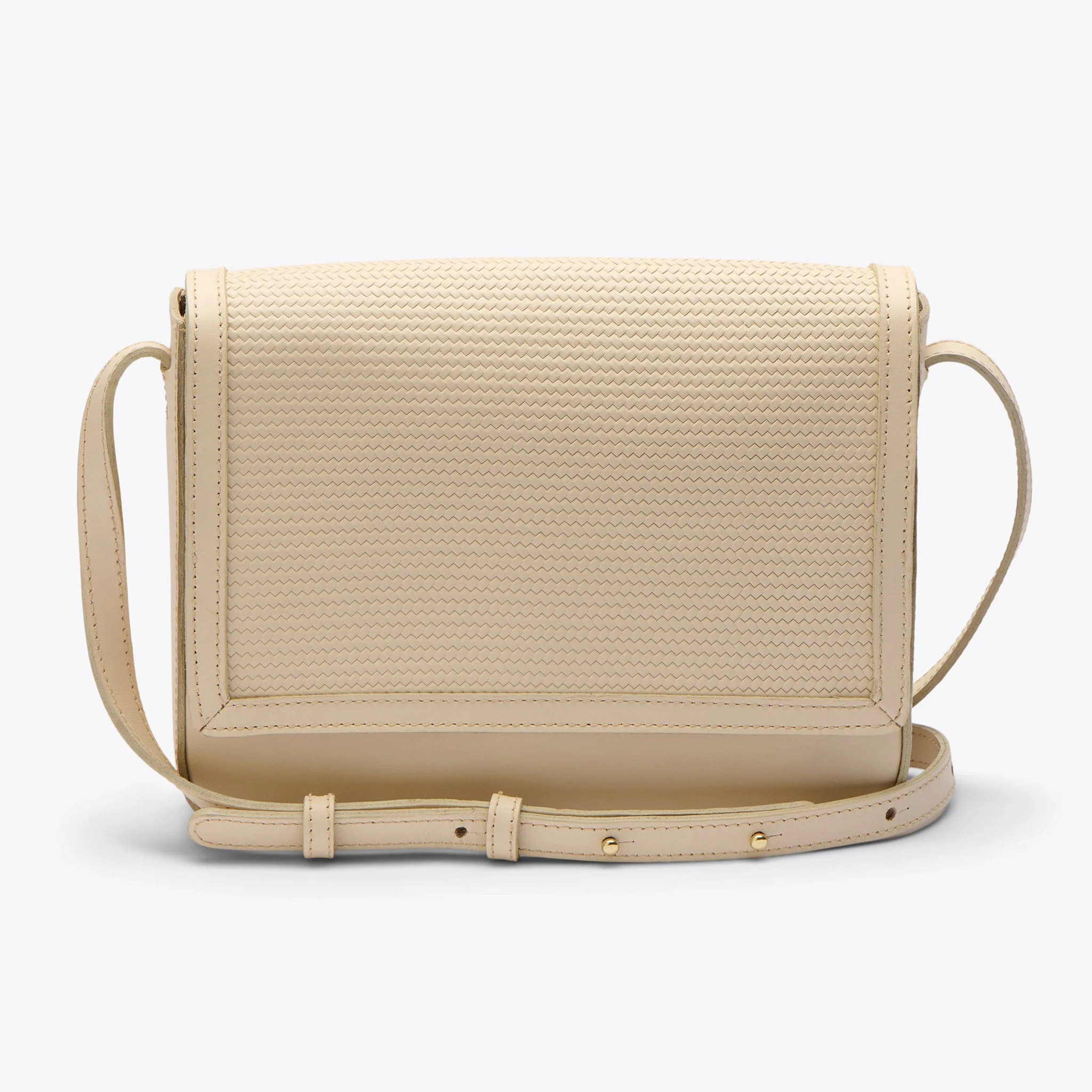Clara Crossbody Woven Bone | Nisolo
