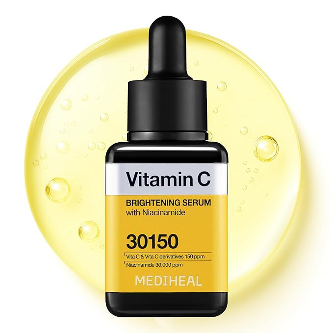 MEDIHEAL Vitamin C Brightening Serum (1.35 fl oz, 1 Pack) - Tone-Texture-Glow Care, Manage Skin w... | Amazon (US)