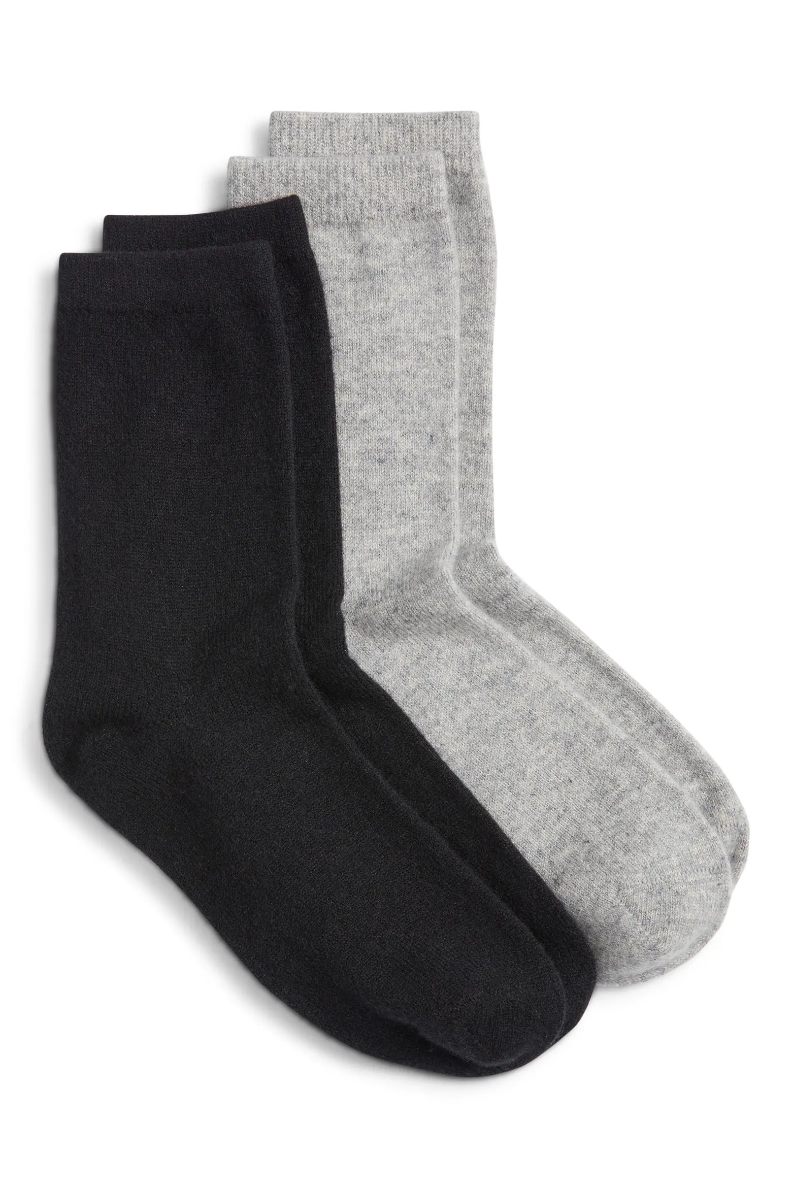Assorted 2-Pack Cashmere Blend Crew Socks (Women) | Nordstrom | Nordstrom