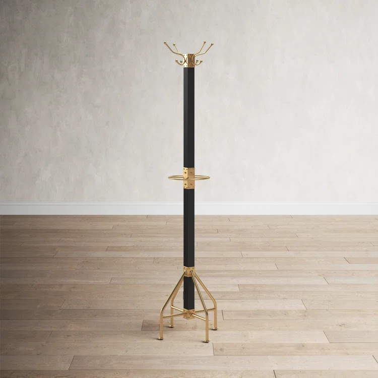 Birch Lane™ Donan 8 - Hooks Freestanding Coat Rack | Birch Lane | Wayfair North America