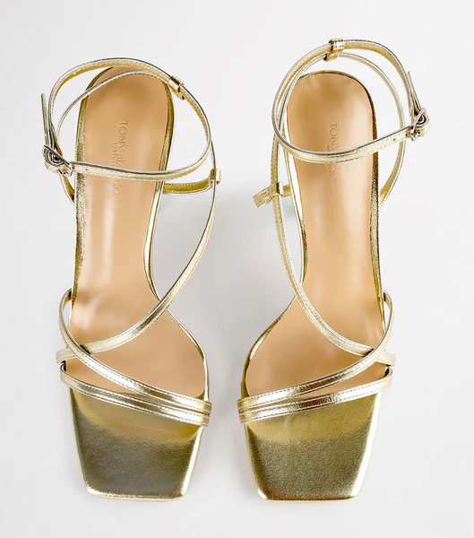 Franci Gold Nappa Metallic Heels | Tony Bianco (ANZ)