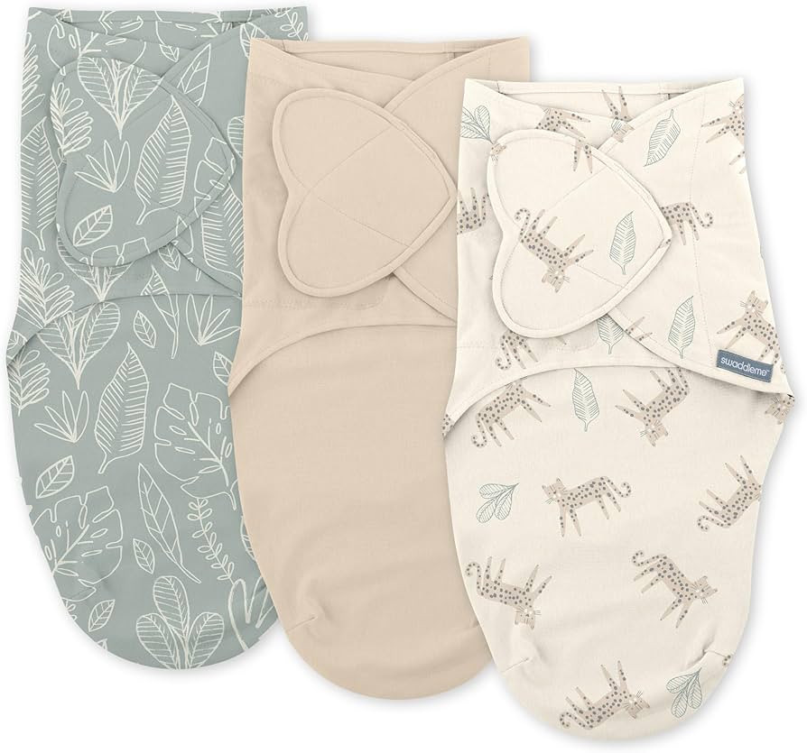 SwaddleMe by Ingenuity Monogram Collection Original Swaddle, 3-Pack, For Ages 0-3 Months - Born F... | Amazon (CA)