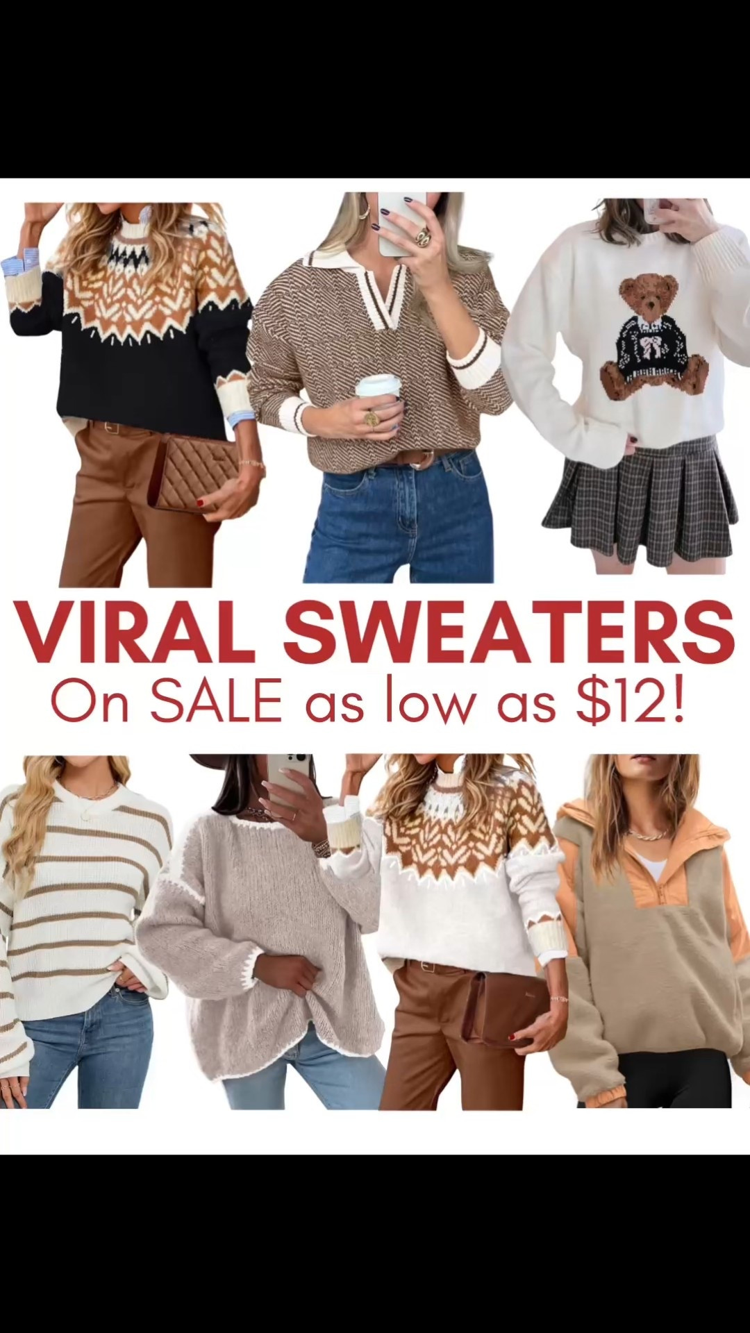 $12 GIFTS🎁 you won’t believe!👌 All my favorite Lulu looks from Amazon, Target & Walmart that I literally wear everyday! 2 PC sets that are CLOUD soft scuba fabric Perfect for winter layering, My favorites free people look pullovers, Sneakers, Ugg slip ons, Sweaters, Dresses, Puffer Coats and more!🤩🤎
.
.
✨SIZING✨Everything is petite friendly I’m 5’2” 125lbs wearing small top/dress and small/4 bottoms 
. Gift guide for her, gifts under $15, gifts under $10, ten dollar gifts, fifteen dollar gifts, favorites party gift, white elephant gifts, gifts for her, gifts for mom, gifts for wife, gifts for teens, chromas gifts under $10
Holiday gifts, holiday  outfit, sweater dress, floral skirt, Amazon floral skirt, Amazon sweater dress, Amazon Thanksgiving outfit m, Fall sweater, Amazon deals, Amazon sweater, Amazon discount code, cable knit sweater, Cotigan, cardigan, tie front sweater, colorblock sweater, sweater with white lines, stripe sweater, black jeans, brown jeans, skort, wrap skort, pattern skort, floral pattern skort, black and white skort, wrap skort
Amazon basic, travel outfit, 3 piece set, capsule wardrobe, travel outfit, comfy outfits, scuba set, look for less, capsule closet, 2 piece set, workwear, Amazon two piece set, sunglasses, striped dress, blue stripe dress, black jumpsuit, beige jumpsuit, travel outfit, loungewear, comfy outfit, casual outfits, work outfit, workwear, two piece set, 2 piece set, Amazon two piece set, Amazon lounge set 

#LTKsalealert #LTKtravel #LTKworkwear#LTKBacktoSchool #LTKFallSale#LTKxPrimeDay#LTKVideo#LTKCyberWeek

#LTKSaleAlert #LTKGiftGuide #LTKHoliday