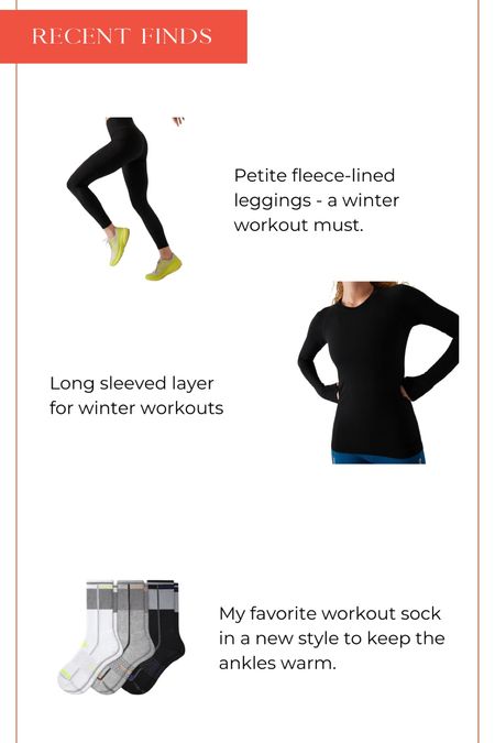 Petite and petite friendly winter workout must haves.  
#ltkpetite #petitee

#LTKSeasonal #LTKfitness #LTKover40
