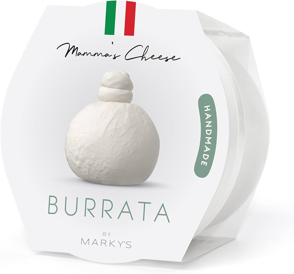 Mamma's Burrata Mozzarella Italian Cheese - 8 oz / 227 g | Amazon (US)
