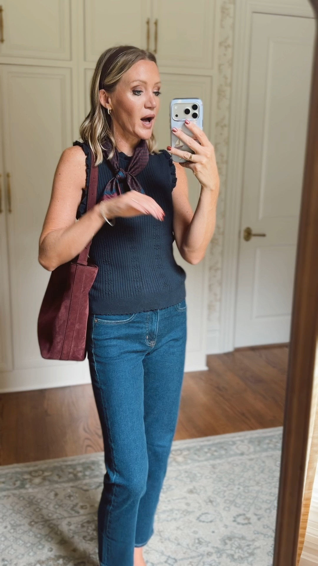 Sized down to the 25 in the jeans 
Size Xs in the shell