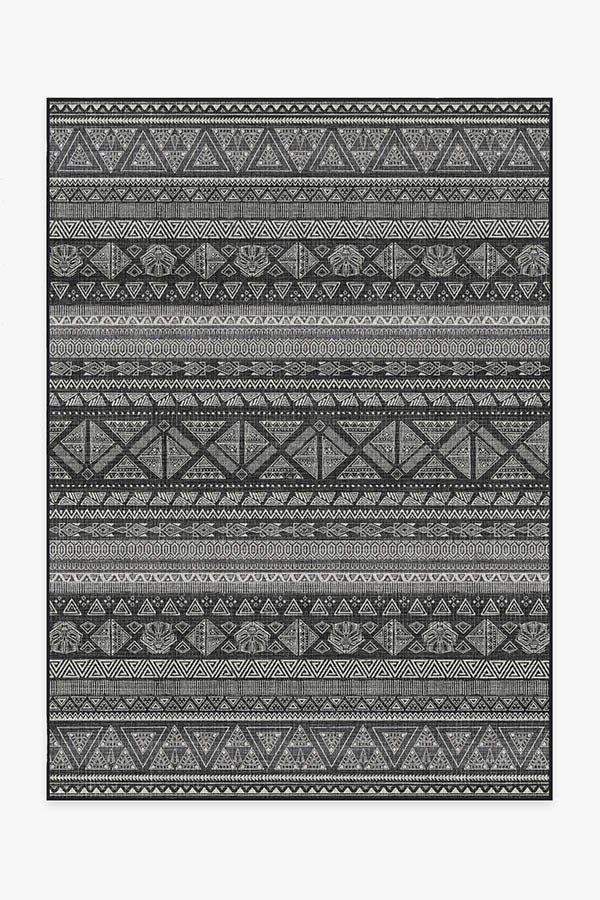Wakanda Forever Black & Cream Rug | Ruggable