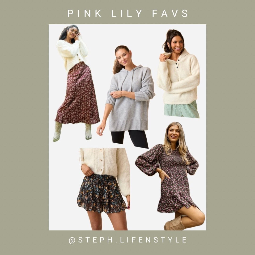 Current Pink Lily favs! 🤩
40% off sitewide happening NOW! 
#pinklily #favs #fall #womensfashion #like #comment #save #share #follow #sale 

#LTKSaleAlert #LTKFindsUnder50 #LTKFindsUnder100