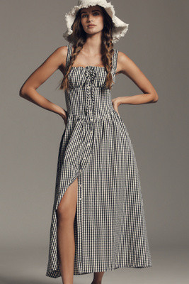 ASTR The Label Temperance A-Line Buttondown Maxi Dress | Anthropologie (US)