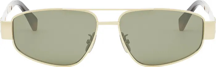 Triomphe 57mm Pilot Sunglasses | Nordstrom