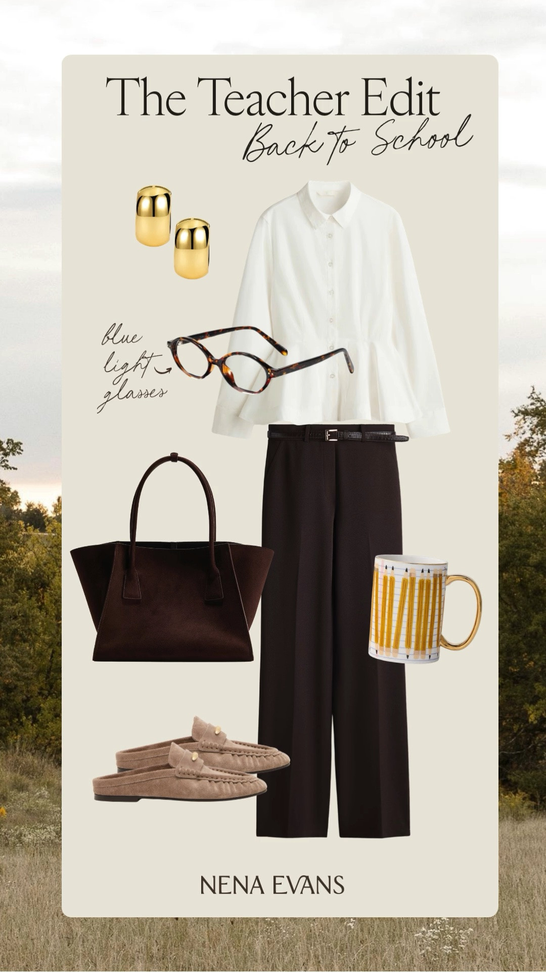 Teacher outfit! 🍎 Back to school outfits that are chic, affordable, and classroom-ready!! These work outfits are also great for the office!  

Fall outfits, fall fashion, business casual workwear, office outfits