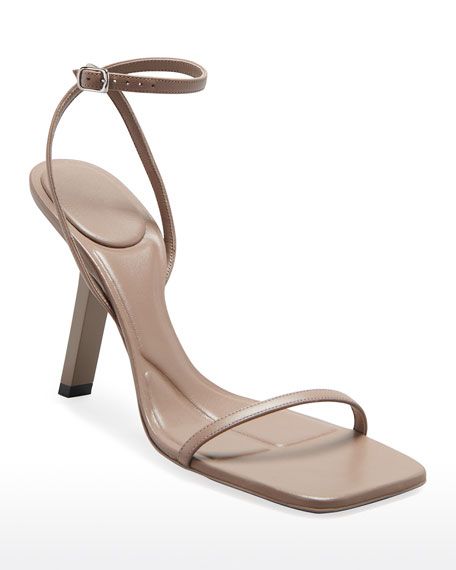 Balenciaga Void 80mm Ankle-Strap High-Heel Sandals | Neiman Marcus