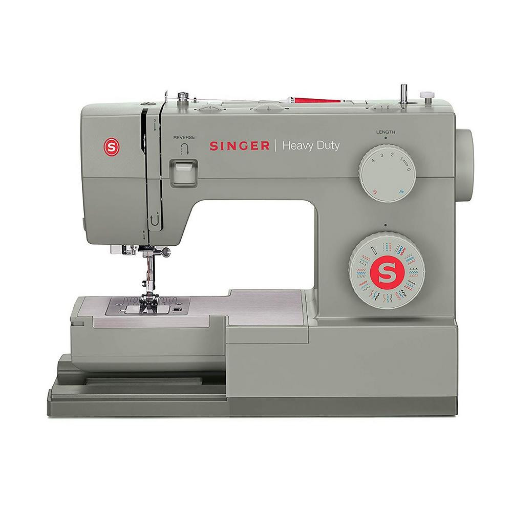 Singer Heavy Duty 4452 Electric Sewing Machine in Gray with Metal Frame | The Home Depot
