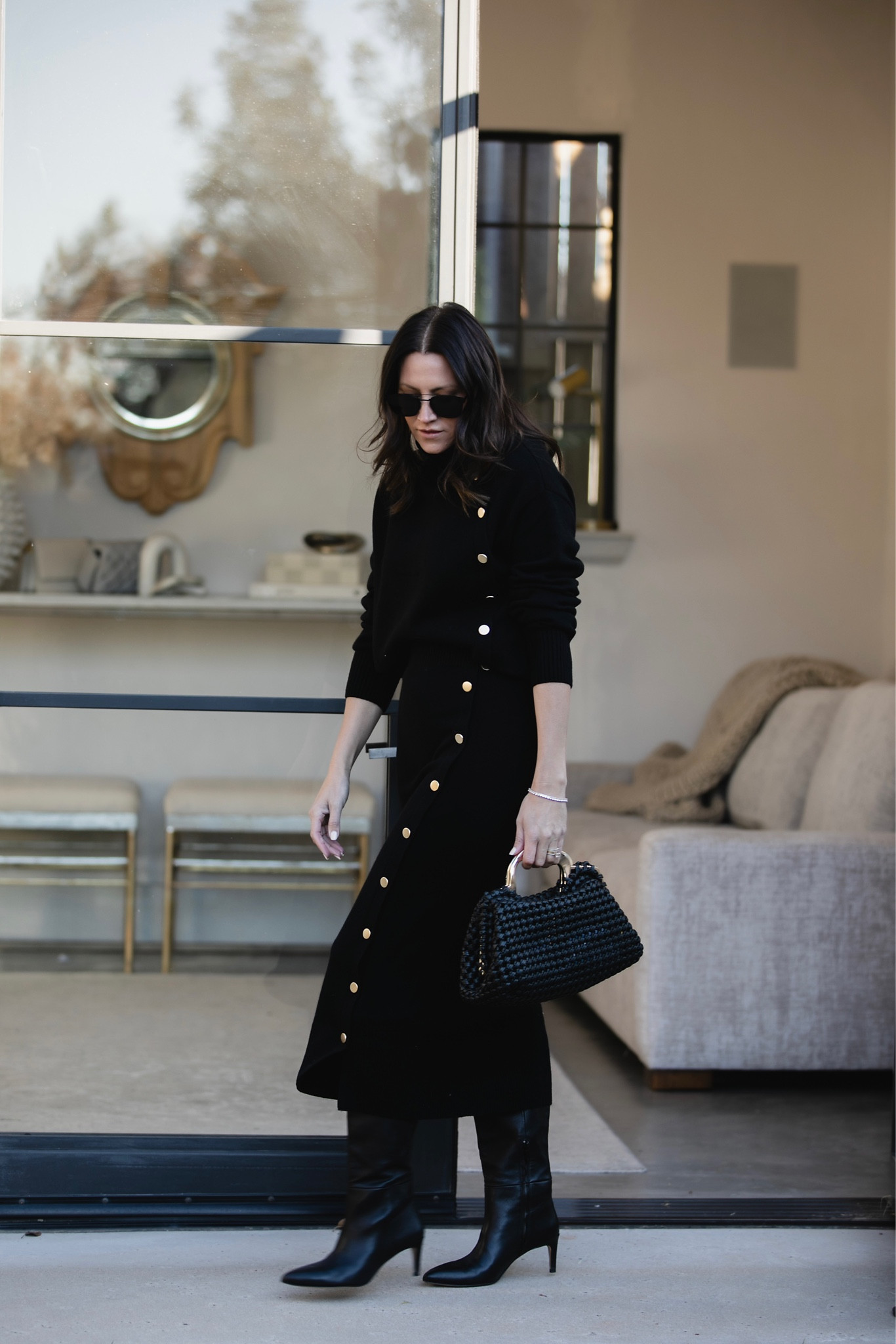 Sweater dress, knit skirt, holiday outfit, workwear party use code gray15 for 15% off 

#LTKHoliday #LTKparties #LTKworkwear