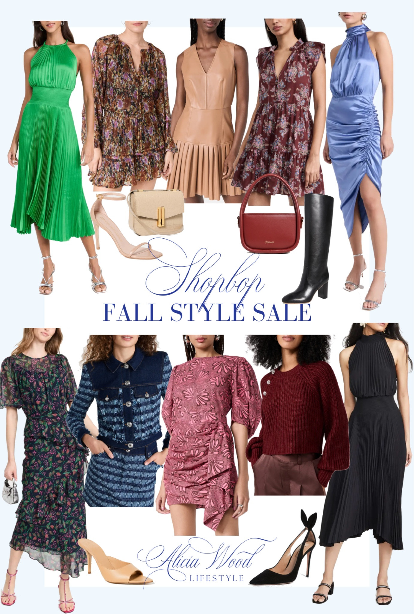 Shopbop Sale Favorites!
Call hotel party dresses leather dresses 
Cozy, sweaters 
Fall jackets
The best denim 
Dark floral dresses 
Rhode print dress
Stuart Weitzman, nude heels 
Best black boots 
Fall handbags 

#LTKsalealert #LTKSeasonal #LTKover40