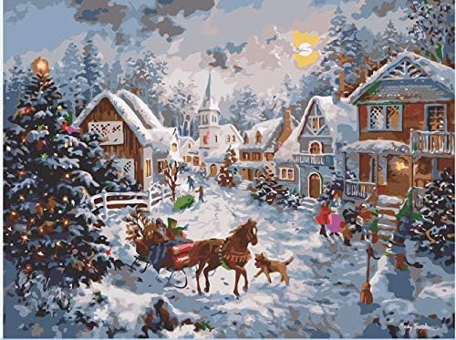 Tarnel Paint by Numbers for Kids & Adults DIY Acrylic Painting Kit –19.70” x 15.75”Silent H... | Amazon (US)