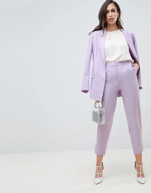 ASOS DESIGN tailored lilac occasion trouser | ASOS UK
