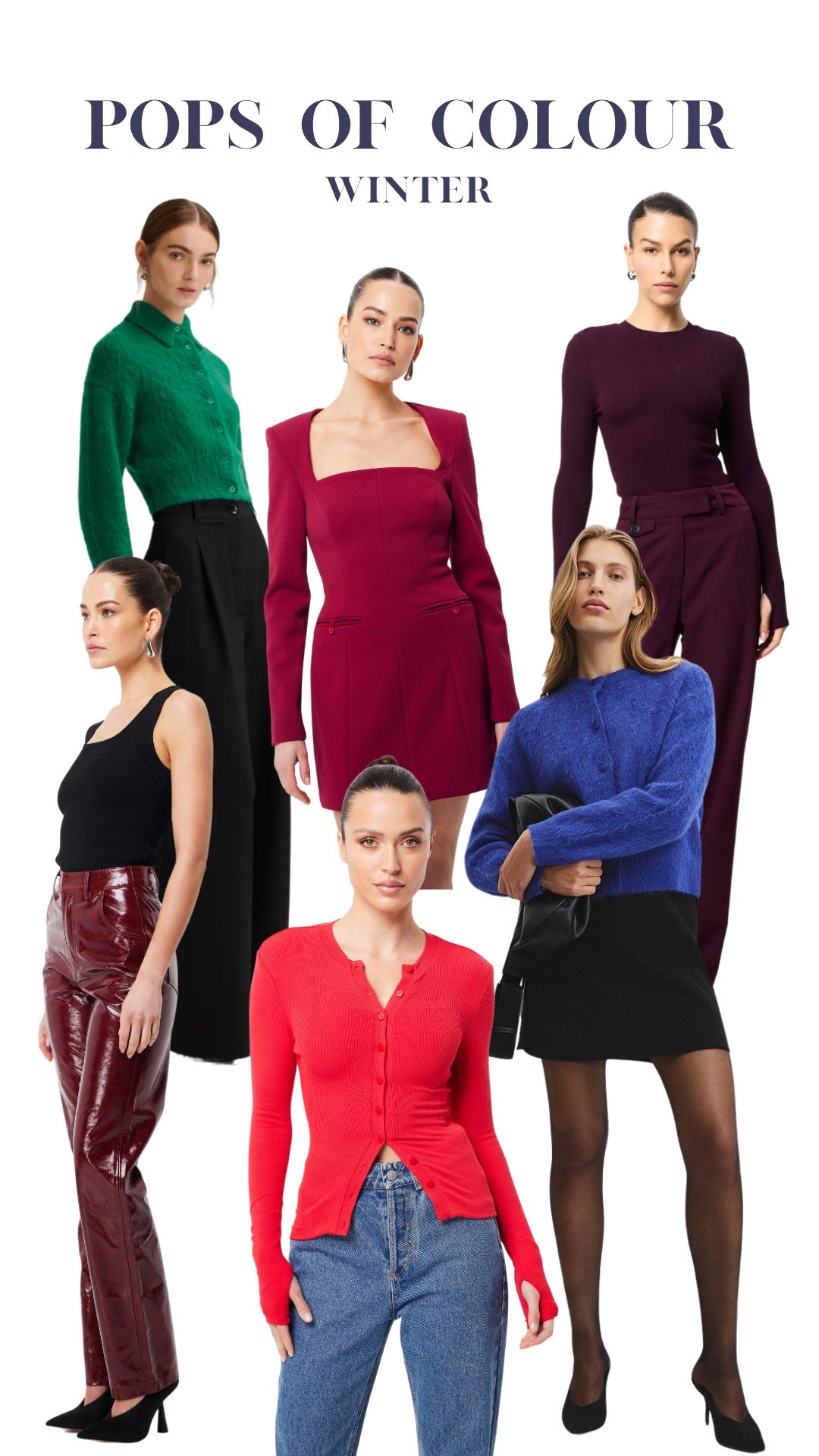 Looking to add some pops of colour to your wardrobe? Here are some suggestions for Winters ❄️


#LTKwinter #LTKautumn #LTKaustralia