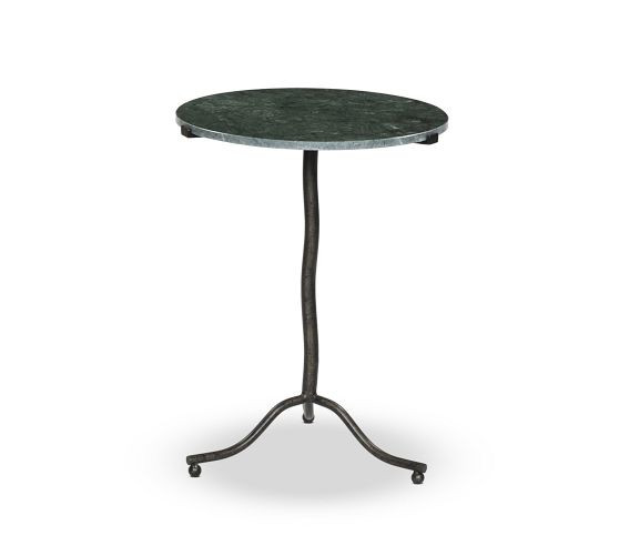 Delmar Round Marble End Table (18.5") | Pottery Barn (US)