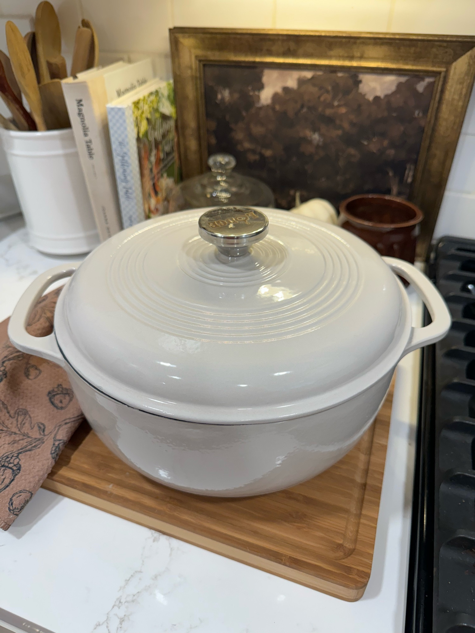 Love this 6 qt Dutch oven! Perfect for all the soups & stews. 