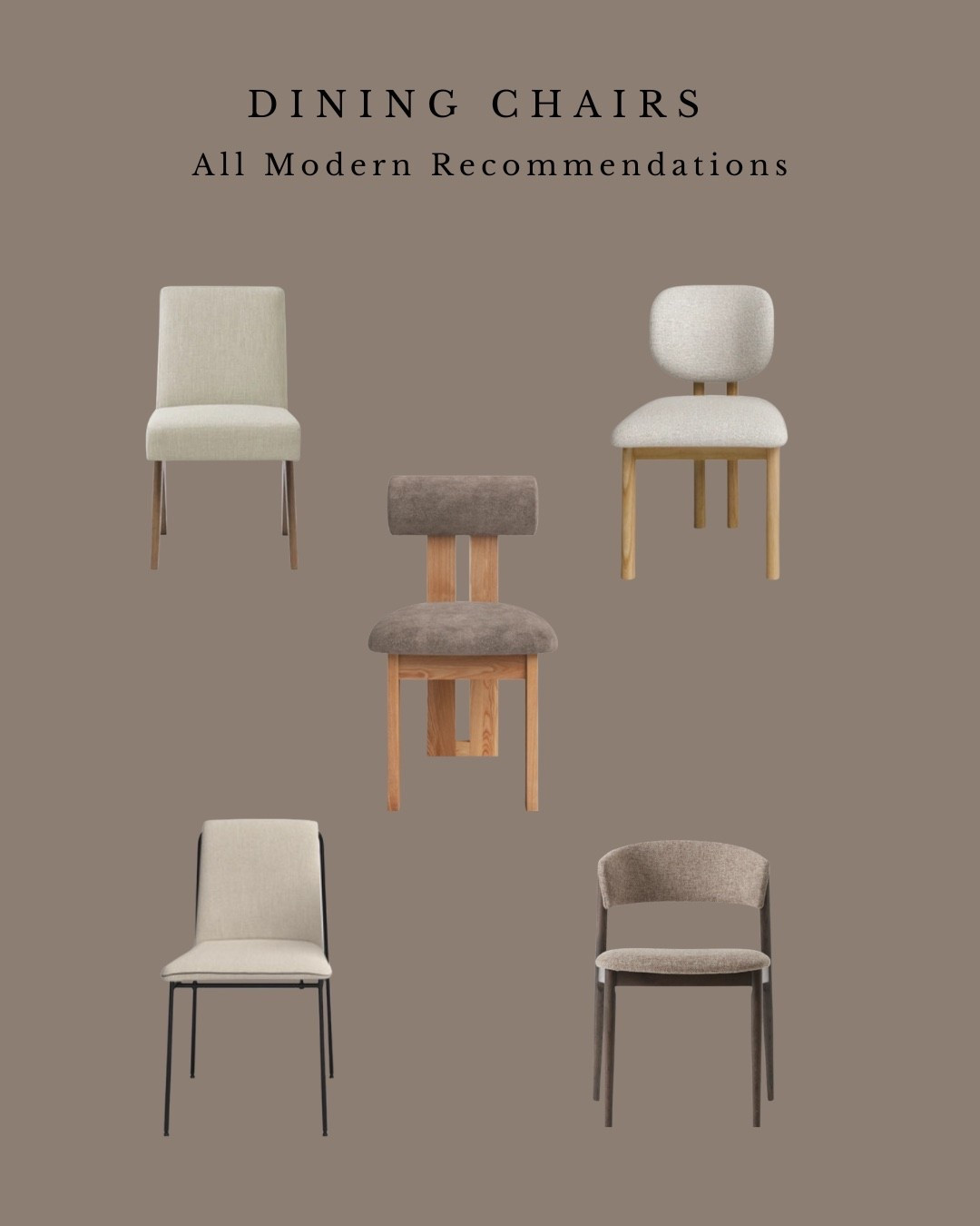 All Modern Dining Chair Recommendations

#LTKHome