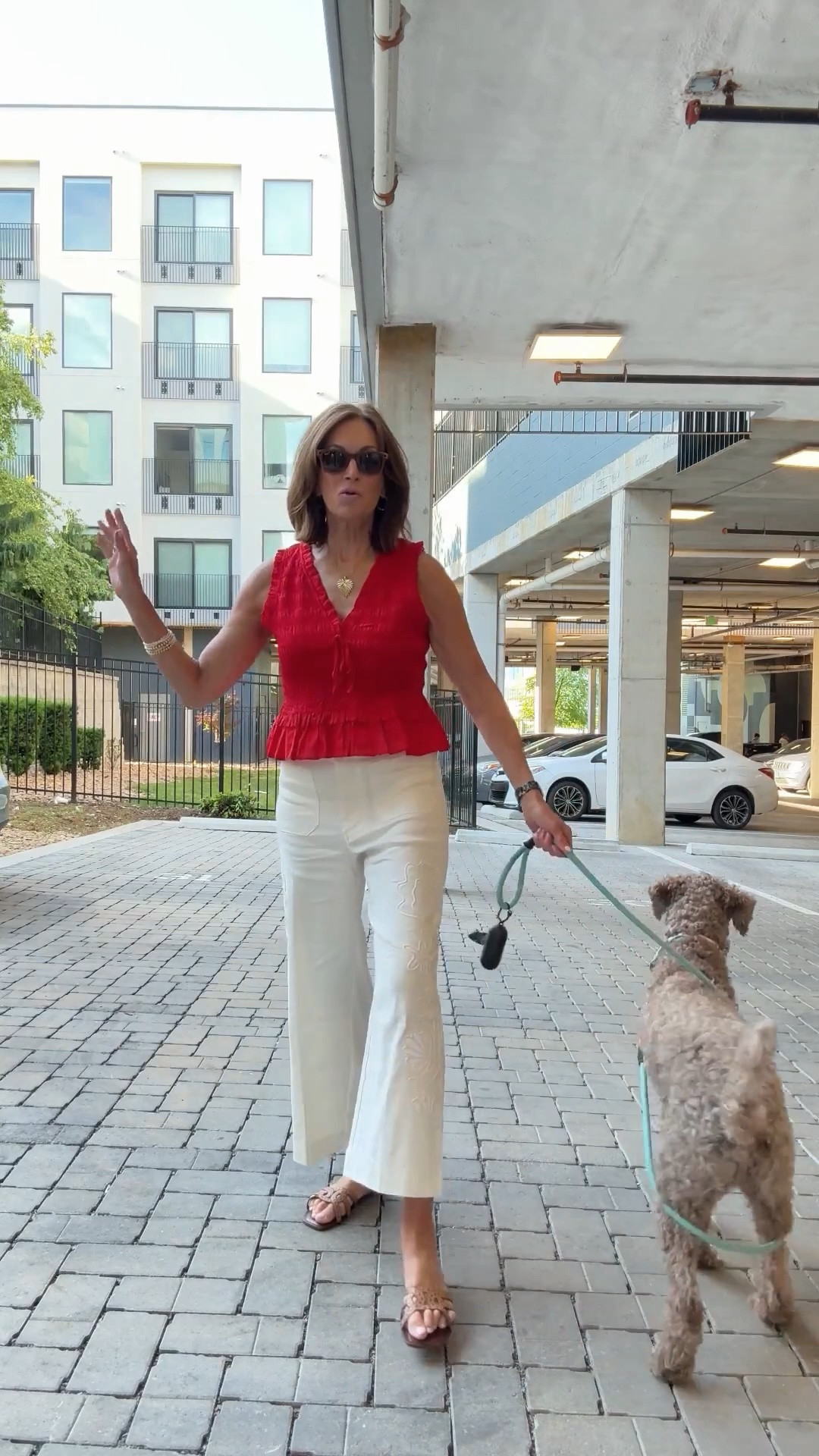 Linen pants - 29 reg. 
Available in petite/regular/tall/plus 
Smocked top- medium 

Vacation, Date night, outfit inspo, Memorial Day weekend, summer style, white denim, trending, red, ageless style

#LTKSeasonal #LTKootd #LTKOver40