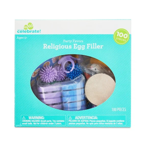 Religious Egg Filler Party Favors, 100 Pieces, Easter by Way To Celebrate | Walmart (US)