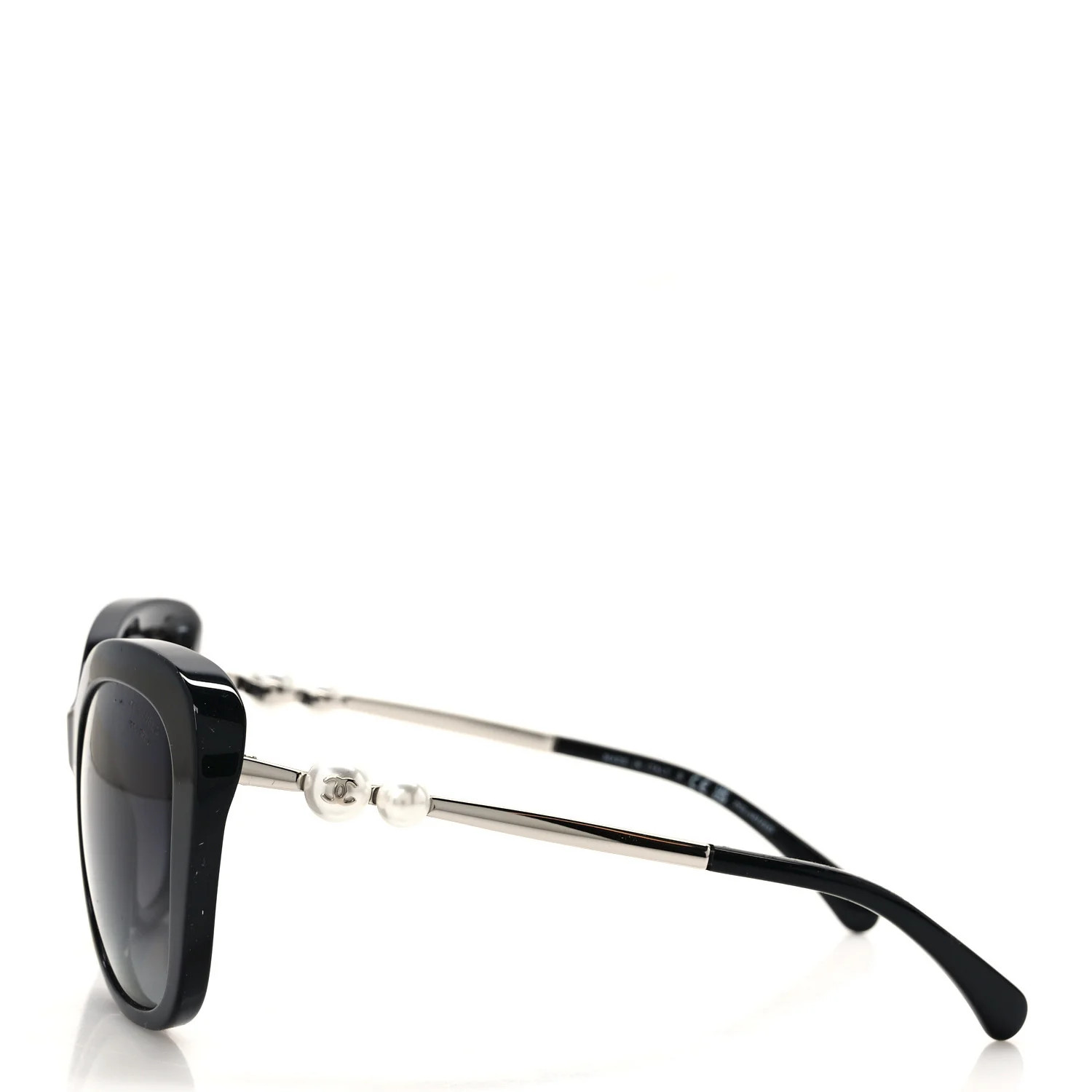 Acetate Polarized Butterfly Winter Pearl Sunglasses 5339-H Black | FASHIONPHILE (US)