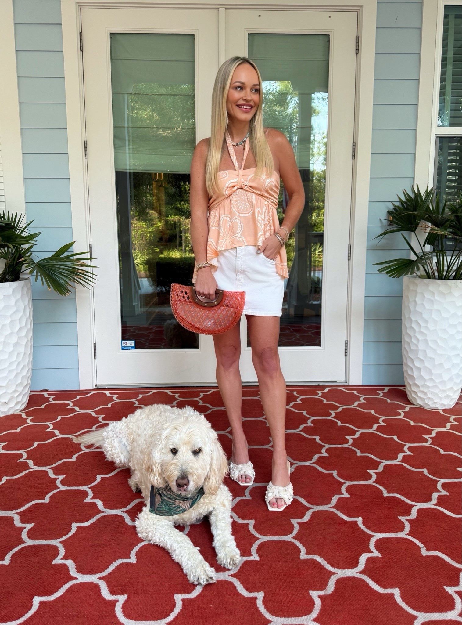 Petal & pup top on sale!
Summer outfits, summer tops, beach vacation outfits, dolce vita heels, dolce vita bag, white skirt

#LTKSaleAlert #LTKootd #LTKTravel